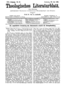 Theologisches Literaturblatt, 30. Juni 1898, Nr 26.