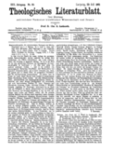 Theologisches Literaturblatt, 29. Juli 1898, Nr 30.