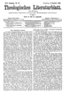 Theologisches Literaturblatt, 2. Dezember 1898, Nr 48.