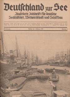 Deutschland zur See, 19. Jg. 1. Februar 1934, Nummer 2.