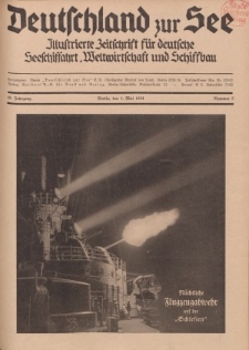 Deutschland zur See, 19. Jg. 1. Mai 1934, Nummer 5.
