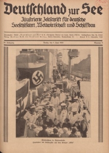 Deutschland zur See, 19. Jg. 1. Juni 1934, Nummer 6.