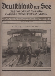 Deutschland zur See, 17. Jg. 1. März 1932, Nummer 3.