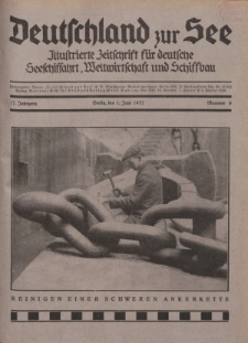 Deutschland zur See, 17. Jg. 1. Juni 1932, Nummer 6.