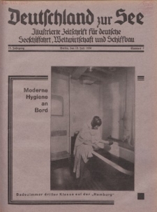 Deutschland zur See, 15. Jg. 15. Juli 1930, Nummer 7.