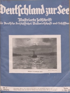 Deutschland zur See, 14. Jg. Mai 1929, Heft 5.