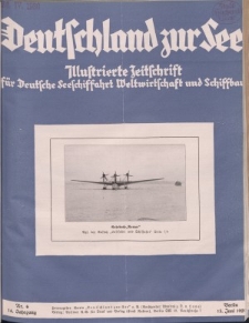 Deutschland zur See, 14. Jg. Juni 1929, Heft 6.