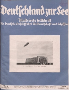 Deutschland zur See, 14. Jg. Oktober 1929, Heft 10.