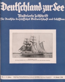 Deutschland zur See, 13. Jg. Januar 1928, Heft 1.