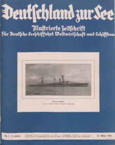 Deutschland zur See, 13. Jg. März 1928, Heft 3.