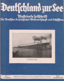 Deutschland zur See, 13. Jg. September 1928, Heft 9.