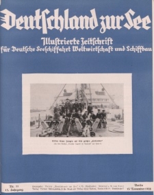 Deutschland zur See, 13. Jg. November 1928, Heft 11.