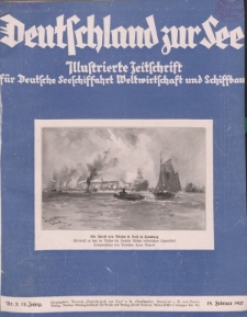 Deutschland zur See, 12. Jg. Februar 1927, Heft 2.