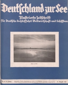 Deutschland zur See, 12. Jg. August 1927, Heft 8.
