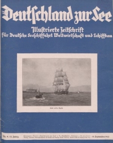 Deutschland zur See, 12. Jg. September 1927, Heft 9.