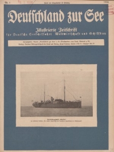 Deutschland zur See, 11. Jg. Januar 1926, Heft 1.