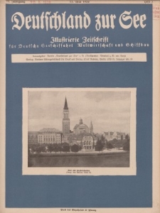 Deutschland zur See, 11. Jg. Mai 1926, Heft 5.