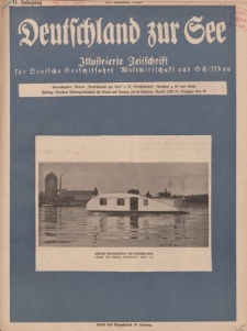 Deutschland zur See, 11. Jg. Oktober 1926, Heft 10.
