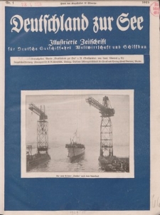 Deutschland zur See, 10. Jg. Januar 1925, Heft 1.