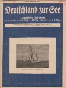 Deutschland zur See, 10. Jg. September 1925, Heft 9.