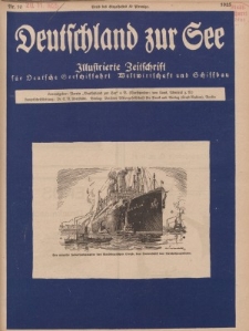 Deutschland zur See, 10. Jg. Oktober 1925, Heft 10.