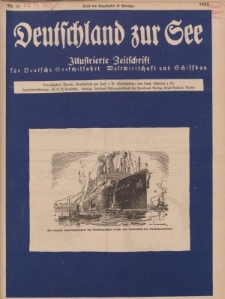 Deutschland zur See, 10. Jg. Oktober 1925, Heft 10.