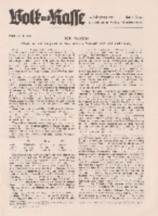 Volk und Rasse, 16. Jg. April 1941, Heft 4.