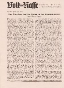 Volk und Rasse, 16. Jg. Dezember 1941, Heft 12.