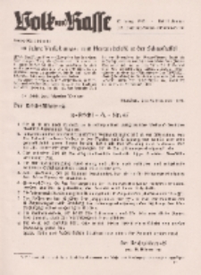 Volk und Rasse, 17. Jg. Januar 1942, Heft 1.