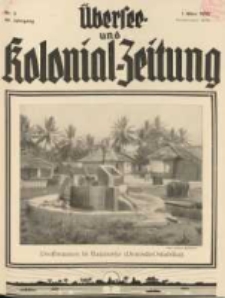 Übersee- und Kolonialzeitung, 44. Jg. 1. März 1932, Nr 3.