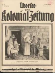 Übersee- und Kolonialzeitung, 44. Jg. 1. Juni 1932, Nr 6.