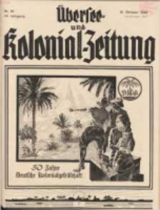 Übersee- und Kolonialzeitung, 44. Jg. 1. Oktober 1932, Nr 10.