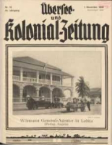Übersee- und Kolonialzeitung, 44. Jg. 1. Dezember 1932, Nr 12.