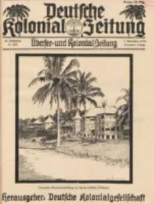 Deutsche Kolonial-Zeitung, 45. Jg. 1. November 1933, Heft 11.