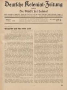 Deutsche Kolonial-Zeitung, 46. Jg. 1. März 1934, Heft 3.