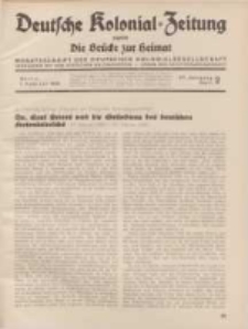 Deutsche Kolonial-Zeitung, 47. Jg. 1. Februar 1935, Heft 2.