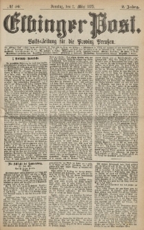 Elbinger Post, Nr. 56, Sonntag 7 März 1875, 2 Jh