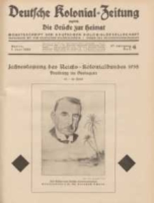Deutsche Kolonial-Zeitung, 47. Jg. 1. Juni 1935, Heft 6.
