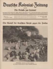 Deutsche Kolonial-Zeitung, 47. Jg. 1. August 1935, Heft 8.