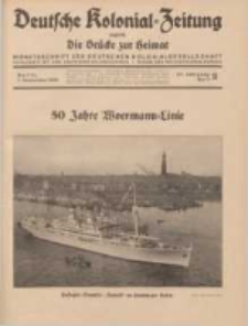 Deutsche Kolonial-Zeitung, 47. Jg. 1. September 1935, Heft 9.