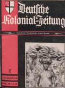Deutsche Kolonial-Zeitung, 48. Jg. 1. Februar 1936, Heft 2.