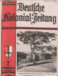 Deutsche Kolonialzeitung, 49. Jg. 1. Februar 1937, Heft 2.
