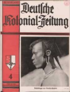 Deutsche Kolonialzeitung, 49. Jg. 1. April 1937, Heft 4.