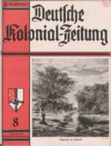 Deutsche Kolonialzeitung, 49. Jg. 1. August 1937, Heft 8.