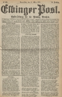 Elbinger Post, Nr. 59, Donnerstag 11 März 1875, 2 Jh