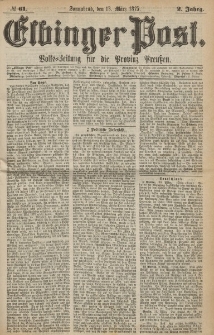 Elbinger Post, Nr. 61, Donnerstag 13 März 1875, 2 Jh