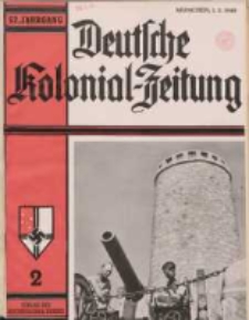Deutsche Kolonialzeitung, 52. Jg. 1. Februar 1940, Heft 2.