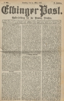 Elbinger Post, Nr. 62, Sonntag 14 März 1875, 2 Jh