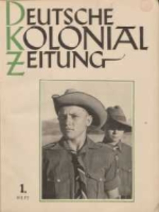 Deutsche Kolonialzeitung, 53. Jg. 1. Januar 1941, Heft 1.