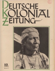 Deutsche Kolonialzeitung, 53. Jg. 1. Dezember 1941, Heft 12.